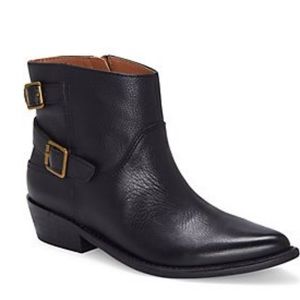 Lucky Brand Caelyn Leather Booties Size 8.5 NWT